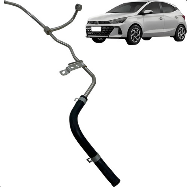 Tubo Combustível Flauta Hyundai Hb20 1.0 3cc Turbo 2023a2025
