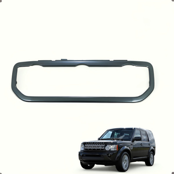 Moldura Arco Comando Som Painel Discovery 4 2009 A 2013  Prateado