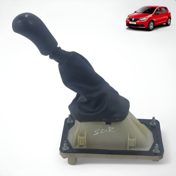 Alavanca Câmbio Sandero 1.0 2015 2019 5mc Preto