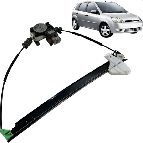 Maquina Motor De Vidro Dianteiro Direito Fiesta 1.0 2007