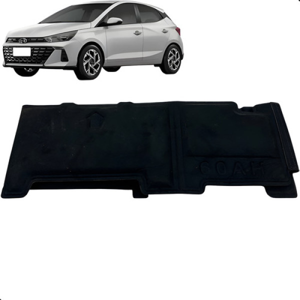 Capa Proteção Bateria Hyundai Hb20 Hb20s 2020 A 2025 Preto