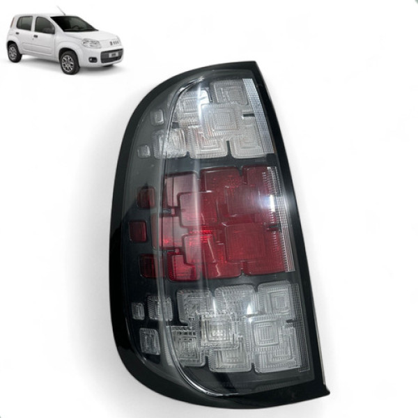 Lanterna Esquerda Fiat Uno 2016 2017 2018 2019 2020 2021 Esquerdo/motorista Vermelha