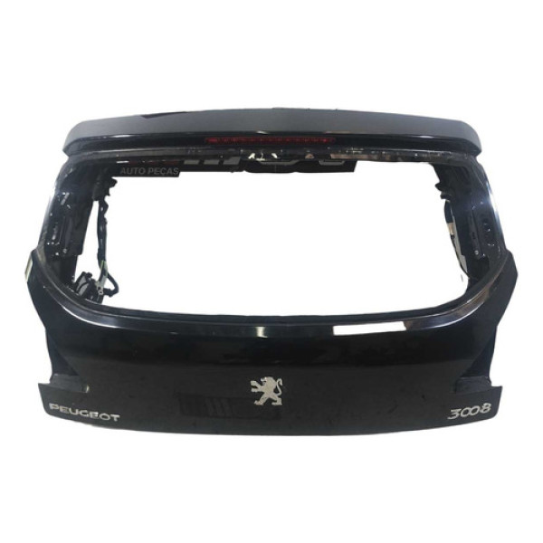 Tampa Traseira Porta Malas Peugeot 3008 2011 A 2014  Preto
