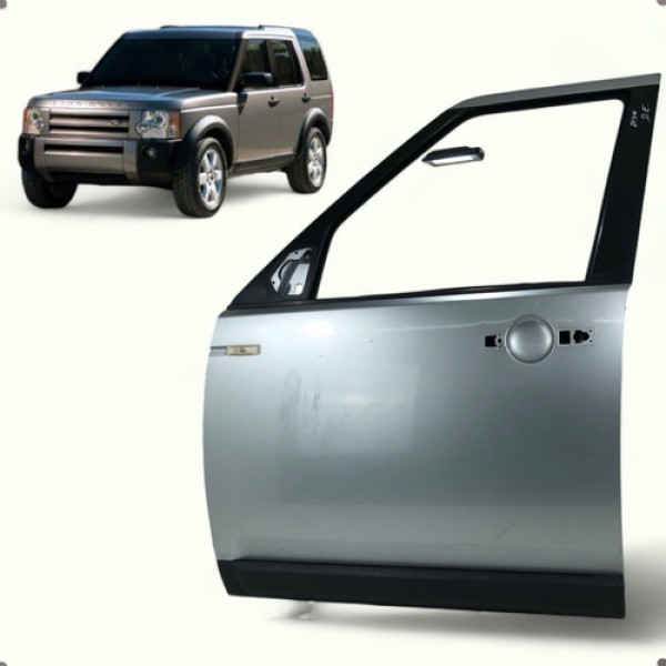 Porta Dianteira Esquerda Discovery 3 4 2007 A 2016   Dianteira Esquerdo Prateado