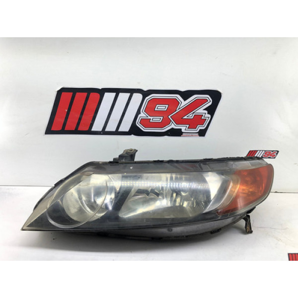 Farol Dianteiro Esquerdo Honda Civic 2009 A 2011 C2629 Esquerdo