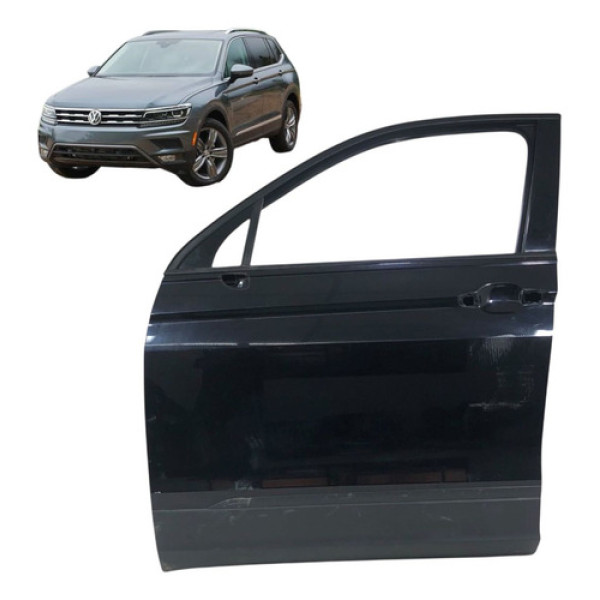 Porta Dianteira Esquerda Tiguan 2018 A 2021  Dianteira Esquerda Preto