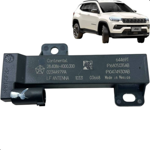 Antena Keyless Porta Traseira Direita Compass 2017 A 2024 Preto