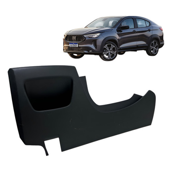 Acabamento Inferior Painel Fiat Pulse Fastback 2021 A 2024 Preto