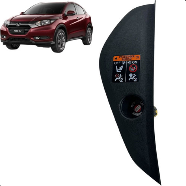 Acabamento Tabelier Lateral Direito Honda Hrv Hr-v 2016 2018 Preto