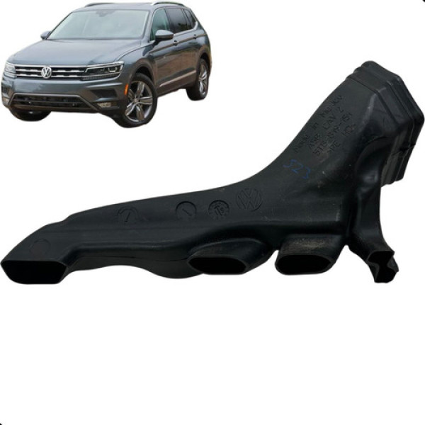 Duto Entrada Ar Volkswagen Tiguan Allspace 1.4 2018 A 2021 Preto