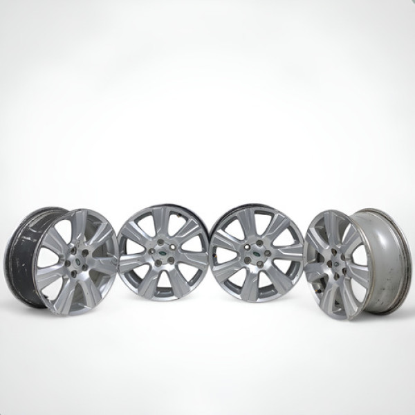 Jogo Roda Aro 19 Land Rover Discovery 4 Furacão 5x120  Prateado