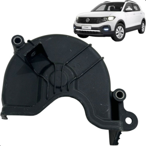 Tampa Superior Correia Motor Tcross 1.0 2020 A 2023 Preto