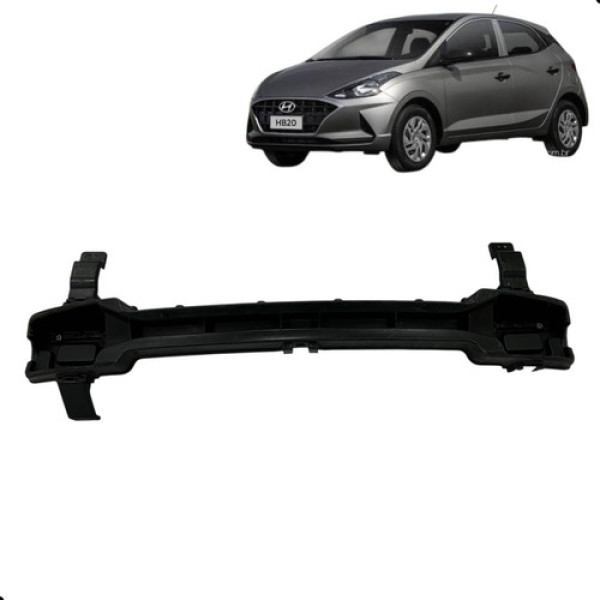 Suporte Alma Parachoque Traseiro Hyundai Hb20 2018 A 2021 Preto