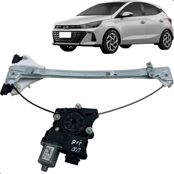 Motor Máquina De Vidro Porta Hb20 2023 A 2025 Diant Direita