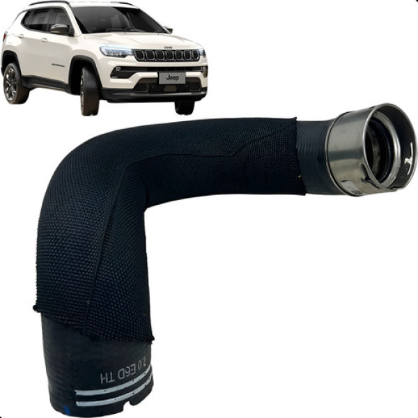 Mangueira Intercoler Jepp Compass 2.0 Diesel 2022  Preto