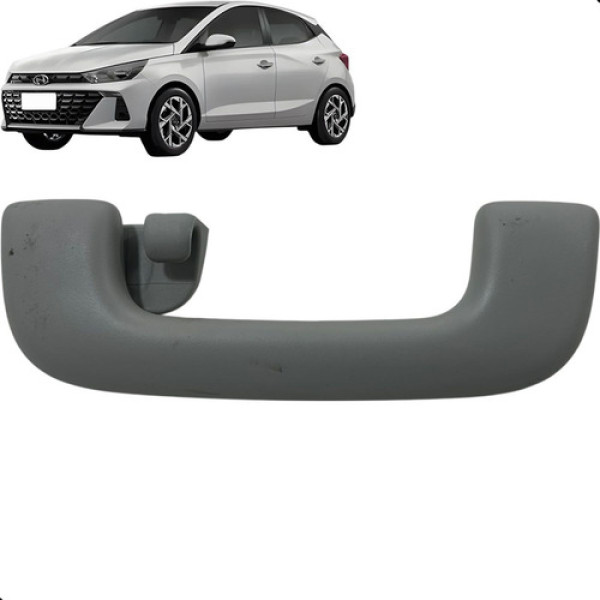 Alça Teto Pqp Traseiro Esquerdo Hyundai Hb20 2020 A 2025 O Preto