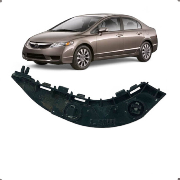 Guia Párachoque Dianteiro Esquerdo Honda Civic 2007 A 2011