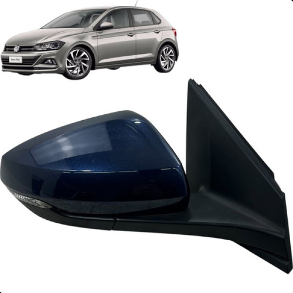 Retrovisor Direito Polo 2018 2019 2020 2021 Original 9fios