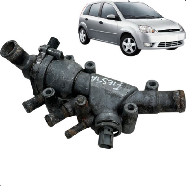 Carcaça E Válvula Termostatica Ford Fiesta 1.6 2007 A 2013