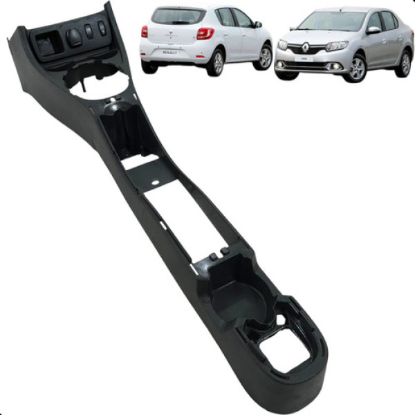 Console Central Cambio Renault Sandero Logan 1.6 2015 A 2017