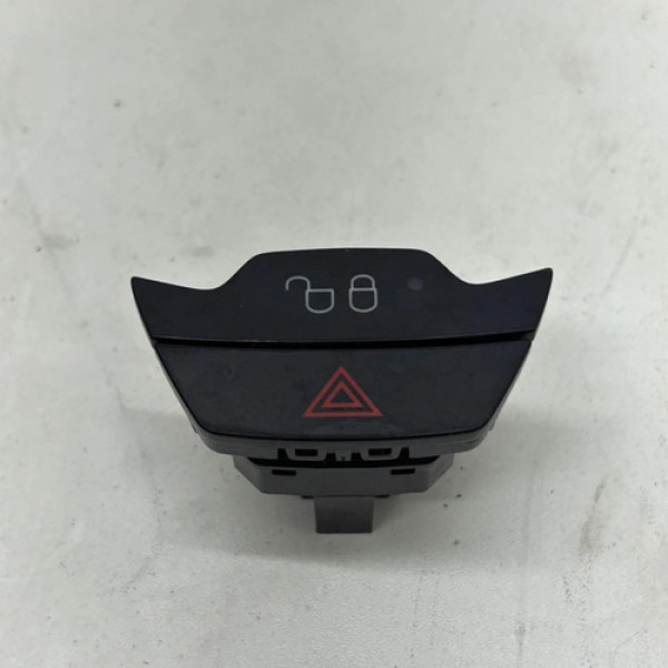 Botão Trava Pisca Alerta Ford New Fiesta 2015 2017 Nacional Preto