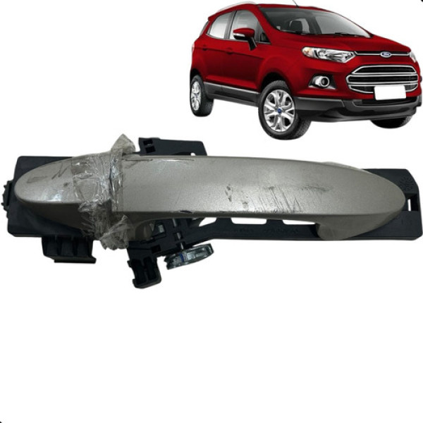 Maçaneta Porta Ecosport 2014 2016 2017 Traseira Esquerda Preto Traseira