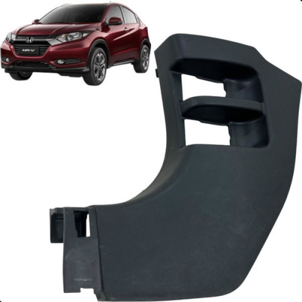 Moldura Soleira Dianteira Esquerda Honda Hrv Hr-v 2016  2019 Preto