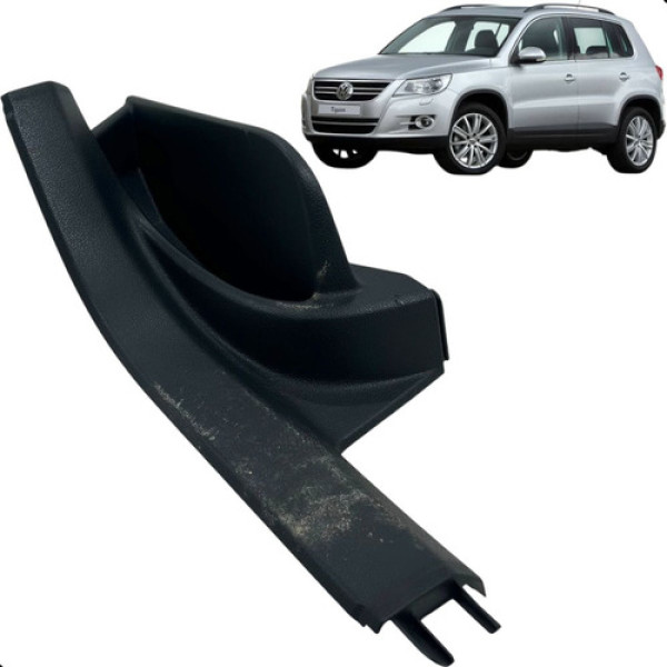Soleira Porta Traseira Direita Tiguan 2.0 2010 A 2014 Preto