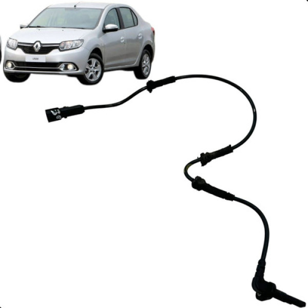 Sensor Frontal Dianteiro Esquerdo Renault Logan 1.62015a2017 Preta