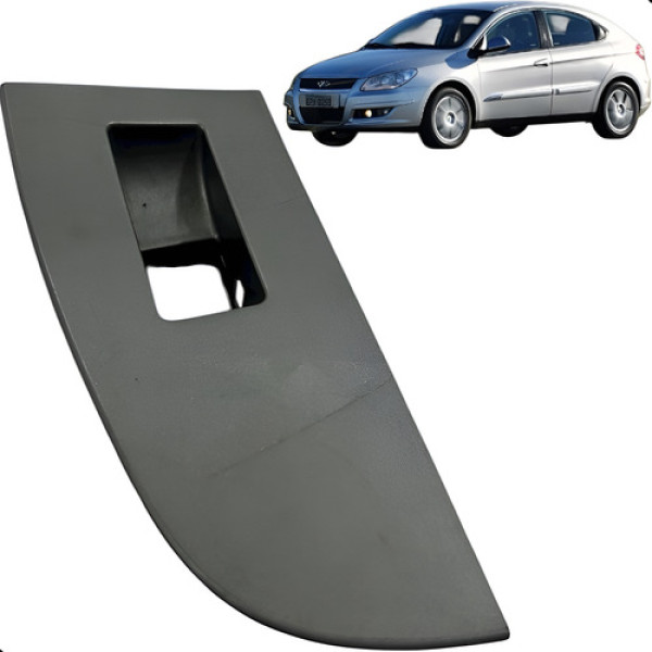 Moldura Botao Vidro Elétrico Chery Cielo 1.6 2010 Direito