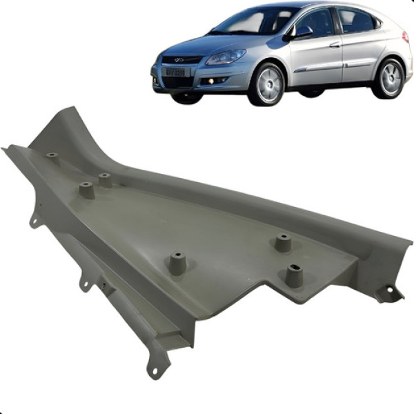 Moldura Coluna Porta Traseira Esquerda Chery Cielo 1.6 2010