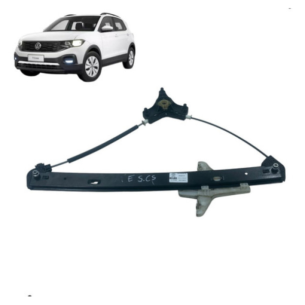 Máquina Vidro Porta Traseira Esquerda Tcross 2020 2024 