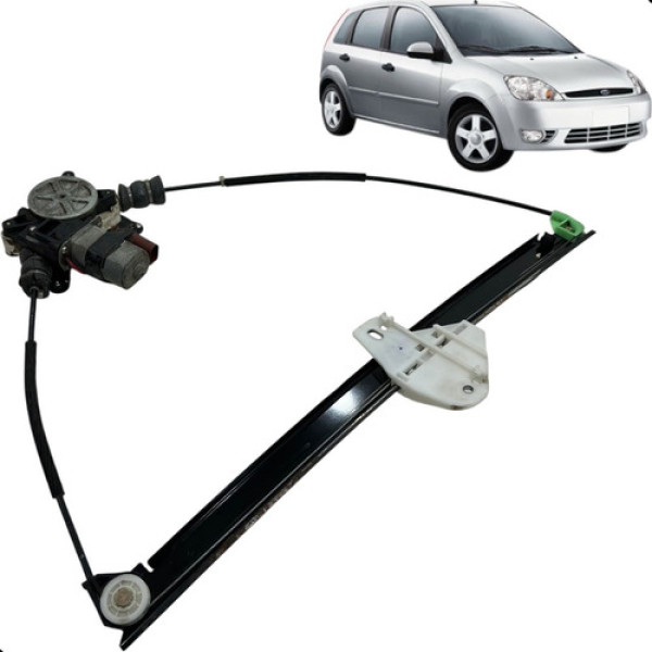 Maquina Motor Vidro Dianteiro Esquerdo Ford Fiesta 1.0 2007