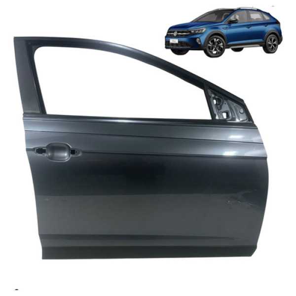 Porta Dianteira Direita Nivus 2021 2024 S/recuperacao  Dianteira Direita Preto