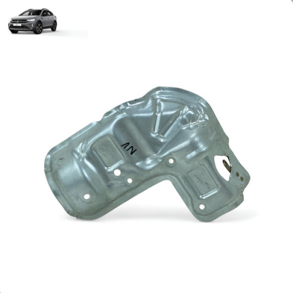 Defletor Protetor Calor Escape Nivus 2021 A 2024 Prateado