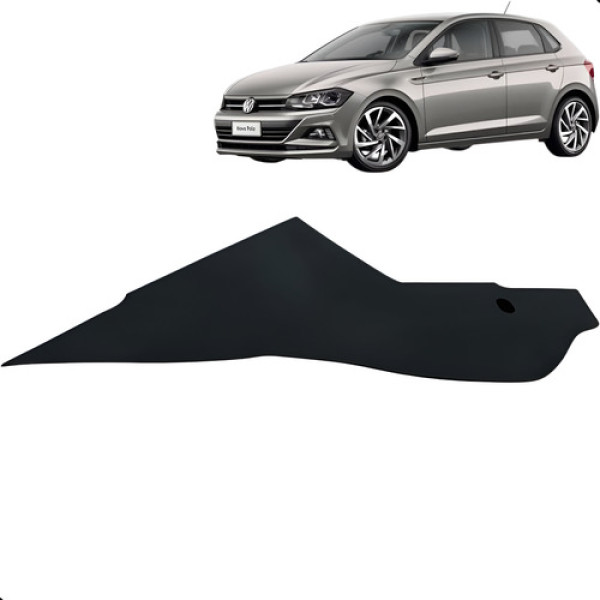 Moldura Console Lateral Direita Vw Polo Nivus 2018 2021