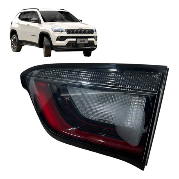 Lanterna Tampa Traseira Direita Jeep Compass 1.3 2022 A 2024 Esquerdo/motorista Branco