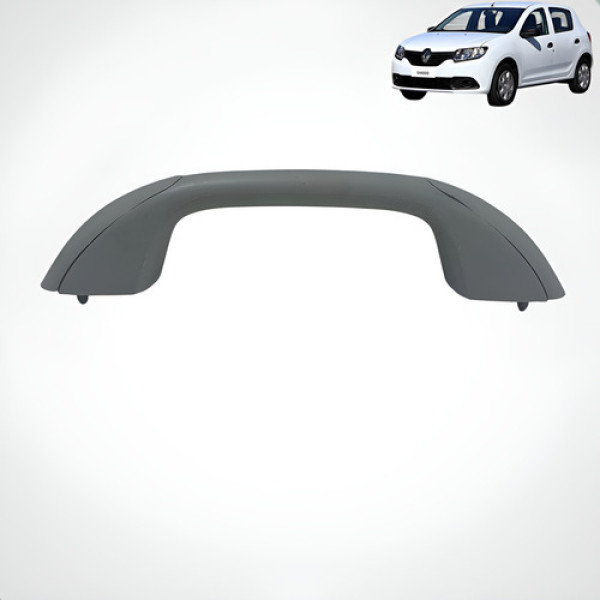 Alça Teto Pqp Logan Sandero 2015 A 2021 Cinza