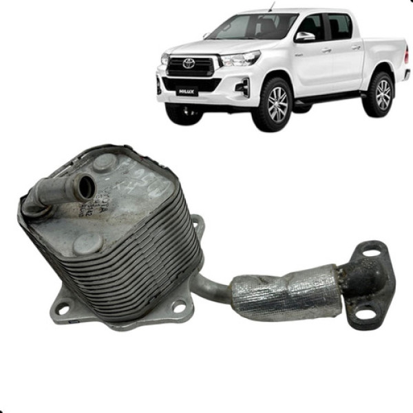 Radiador Trocador Calor Óleo Motor Hilux 2.8 2016 A 2024