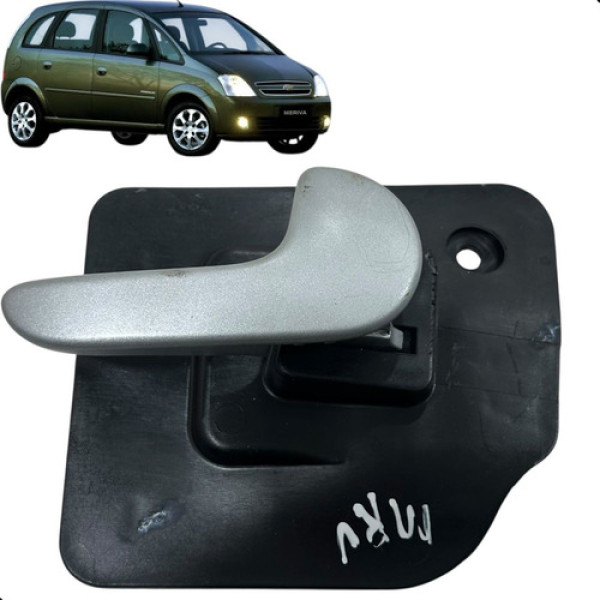 Maçaneta Interna Dianteira Direito Chevrolet Meriva 20092011 Preto Dianteira
