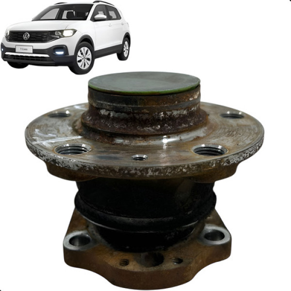 Cubo Rolamento Traseira Nivus Tcross 2021 A 2023 Ambos Lado