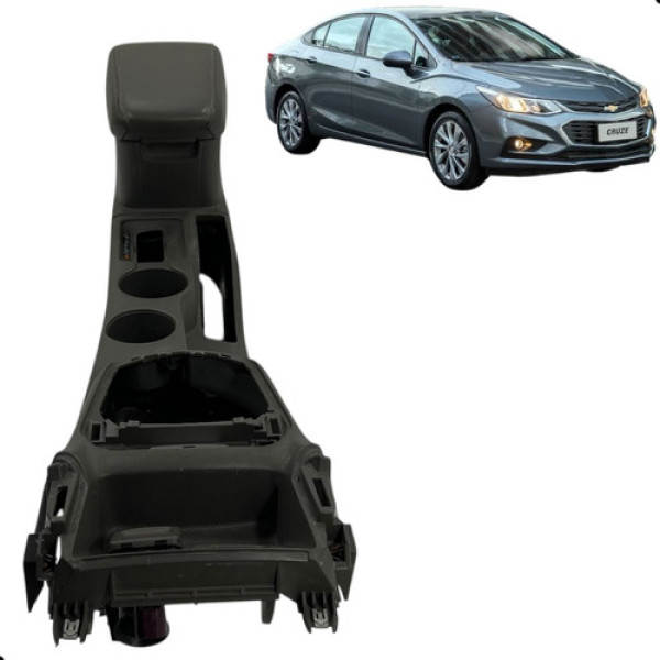 Console Central Apoio Braço Chevrolet Cruze 2017 A 2020 Marrom