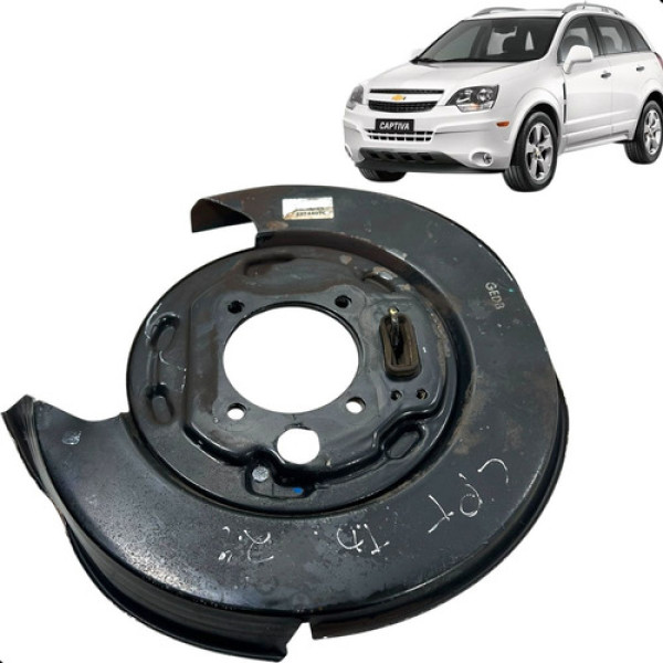 Espelho Pinça Traseira Direita Chevrolet Captiva 2009 A 2012 Preto