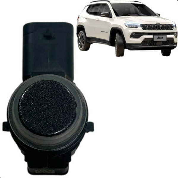 Sensor Estacionamento Traseiro Jeep Compass 2.0 2022 2024 Preto