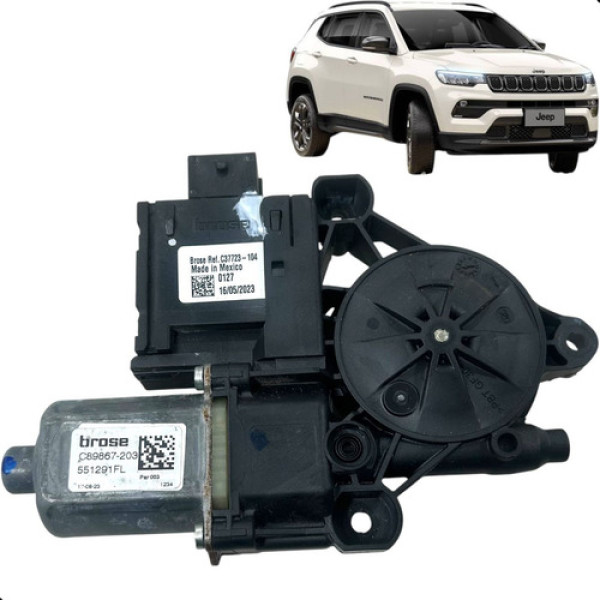 Motor Vidro Porta Dianteiro Esquerdo Jeep Compass 2018 2024