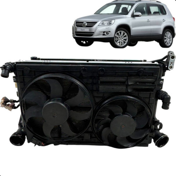Kit Radiador Tiguan Tsi 2.0 200cv 2011 2012 2013 Automática