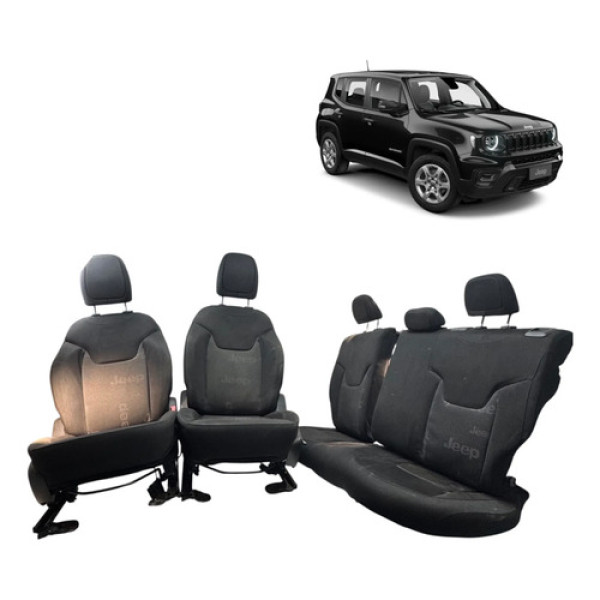 Banco Jeep Renegade 1.8 2015 2016 2017 Original Tecido Preto