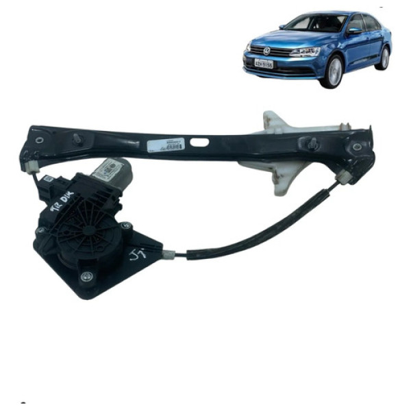 Motor Máquina Vidro Traseira Direita Jetta 2011 A 2017