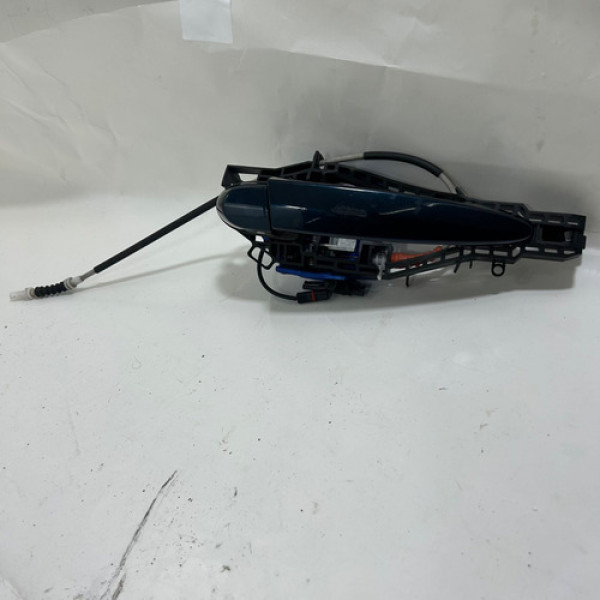 Maçaneta Porta Bmw 120i 2014 A 2016 Traseira Direita Preto Traseira