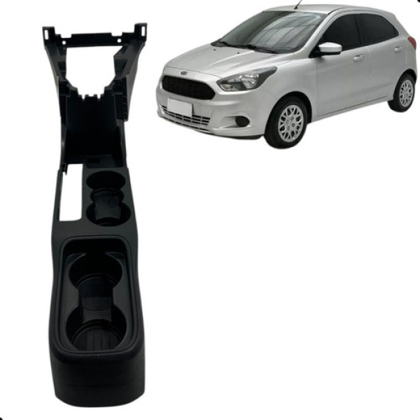Console Central Ford Ka 2015 2016 2017 2018 Preto